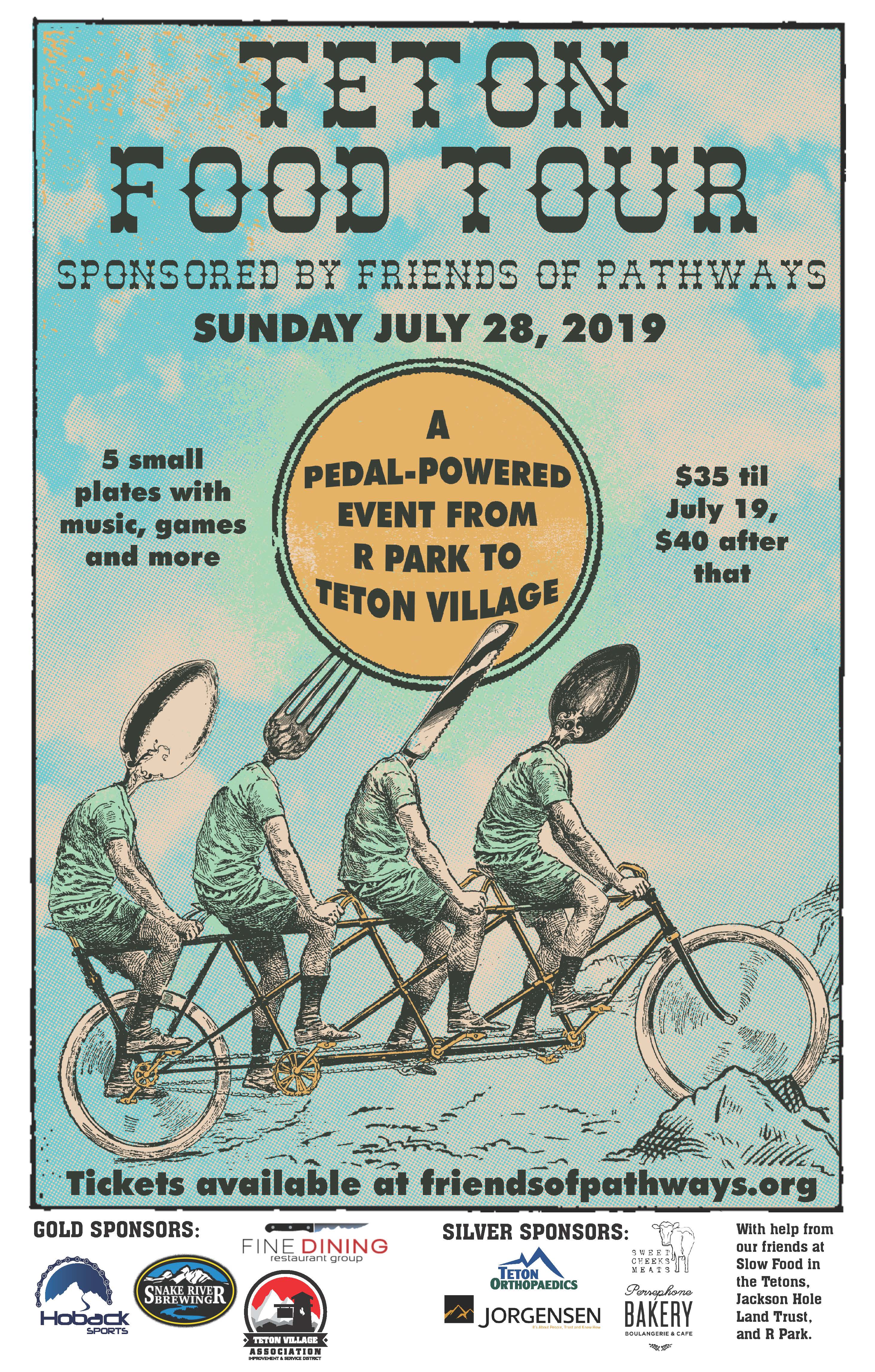 teton food tour 2019 poster